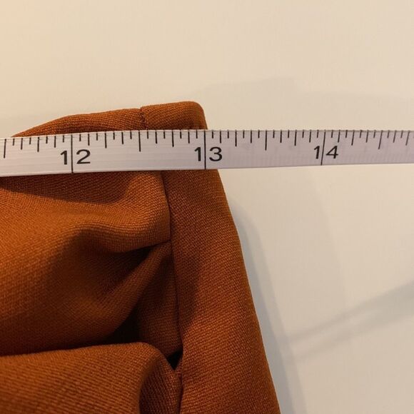 𝅺pretty little thing wrap fringe mini skirt size 4 twist front - Picture 9 of 11